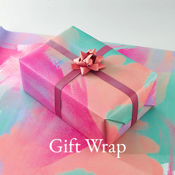 Middle Mouse colour wash gift wrap and the words 'gift wrap'